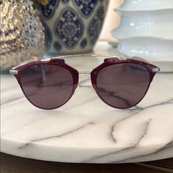 CHRISTIAN DIOR REFLECTED/S
1RQ-P7 BURGUNDY/BURGUNDY
SUNGLASSES AUTHENTIC - Picture 1 of 8